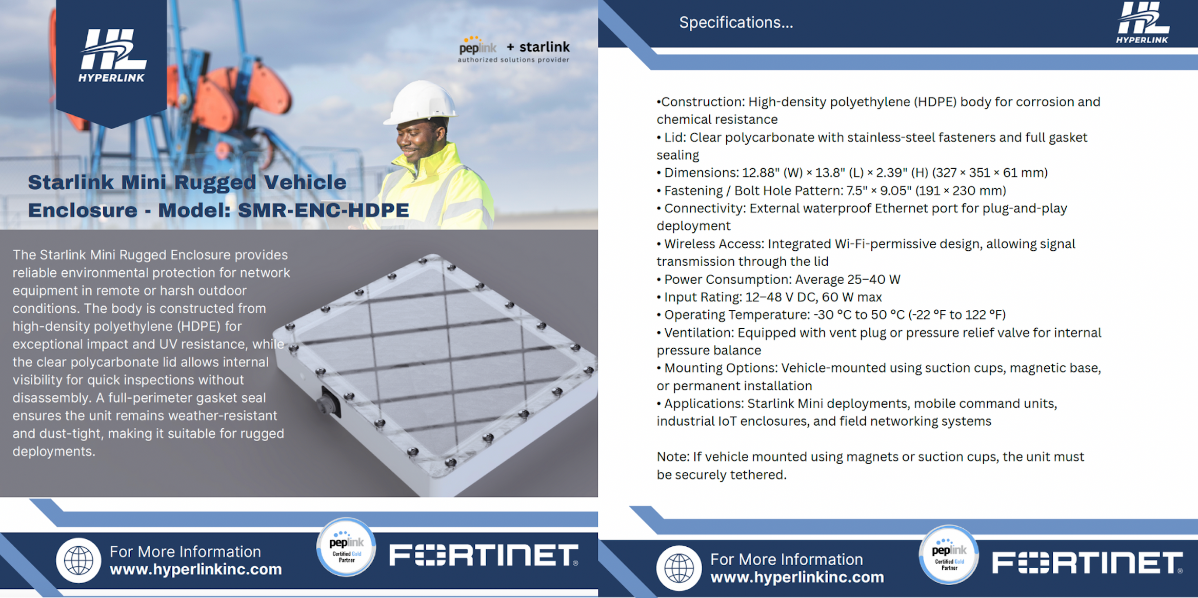Starlink Mini Rugged Enclosure